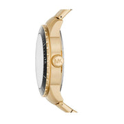  Shop Authentic Michael Kors Cunningham Multifunction Black Dial Gold Steel Strap Watch For Men - MK7154 - Luxxuri