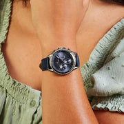  Shop Authentic Tommy Hilfiger Ari Quartz Diamonds Blue Dial Blue Leather Strap Watch for Women - 1781979 - Luxxuri
