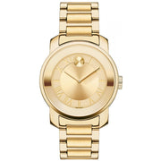  Shop Authentic Movado Bold Gold Dial Gold Steel Strap Watch for Women - 3600323 - Luxxuri