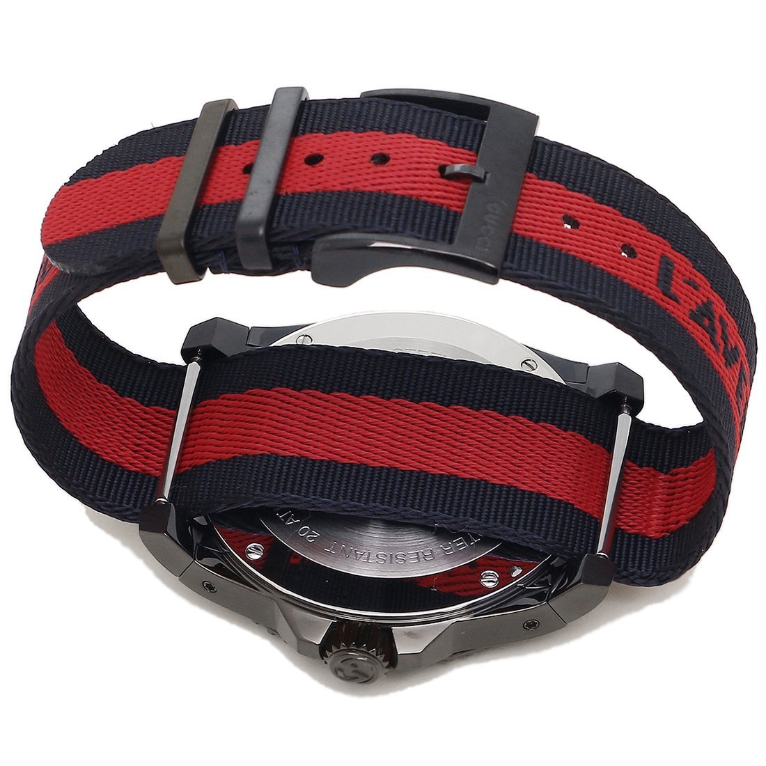  Shop Authentic Gucci Dive Blue & Red Dial Blue & Red Nylon Strap Watch For Men - YA136214 - Luxxuri