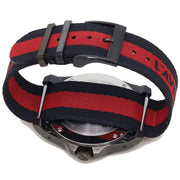  Shop Authentic Gucci Dive Blue & Red Dial Blue & Red Nylon Strap Watch For Men - YA136214 - Luxxuri