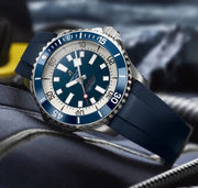  Shop Authentic Breitling Superocean Automatic 42mm Blue Dial Blue Rubber Strap Watch for Men - A17375E71C1S1 - Luxxuri