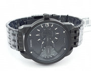  Shop Authentic Diesel Mini Daddy Dual Time Black Dial Black Stainless Steel Strap Watch For Men - DZ7316 - Luxxuri