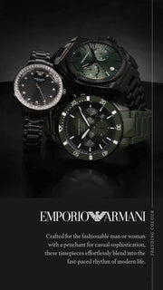  Shop Authentic Emporio Armani Mario Chronograph Black Dial Black Steel Strap Watch For Men - AR11242 - Luxxuri