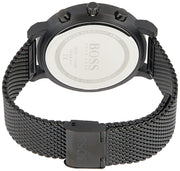  Shop Authentic Hugo Boss Integrity Black Dial Black Mesh Bracelet Watch for Men - 1513813 - Luxxuri