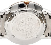  Shop Authentic Versace Audrey Quartz Blue Dial Two Tone Steel Strap Watch for Women - VELR00619 - Luxxuri