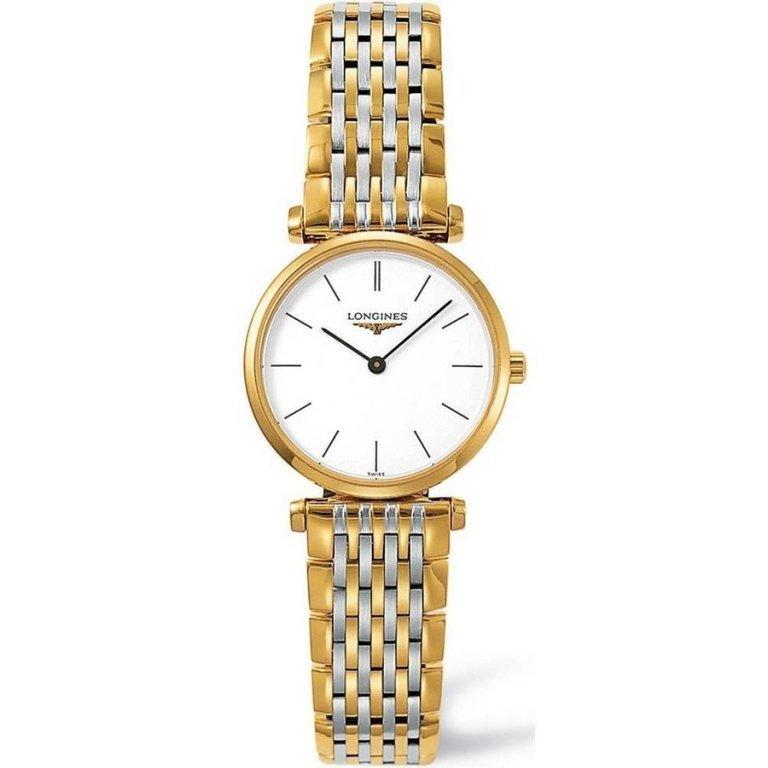  Shop Authentic Longines La Grande Classique White Dial Two Tone Mesh Bracelet Watch for Women - L4.209.2.12.7 - Luxxuri