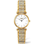  Shop Authentic Longines La Grande Classique White Dial Two Tone Mesh Bracelet Watch for Women - L4.209.2.12.7 - Luxxuri