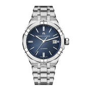  Shop Authentic Maurice Lacroix Aikon Automatic Blue Dial Silver Steel Strap Watch For Men - AI6008-SS002-430-1 - Luxxuri