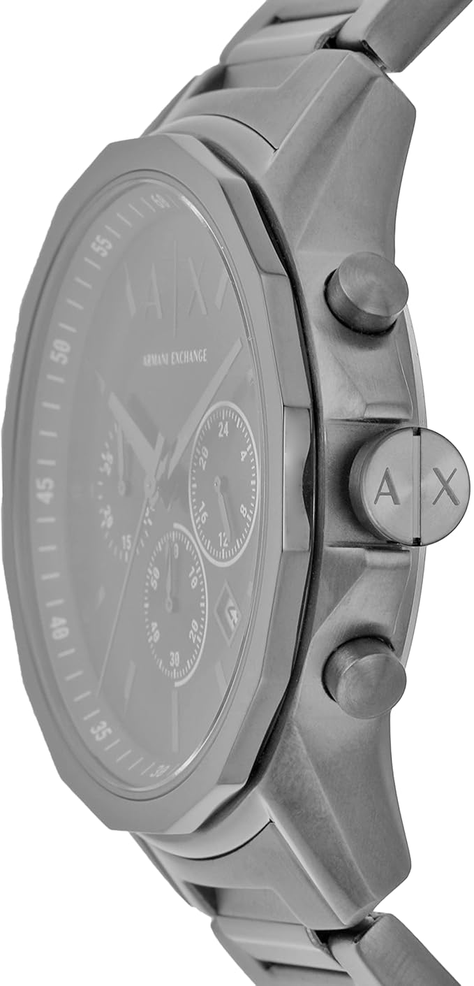  Shop Authentic Armani Exchange Drexler Chronograph Grey Dial Grey Steel Strap Watch For Men - AX2603 - Luxxuri