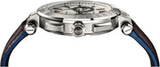 Shop Authentic Versace Aion Chronograph White Dial Brown Leather Strap Watch for Men - VBR010017 - Luxxuri