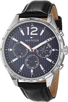  Shop Authentic Tommy Hilfiger Gavin Blue Dial Blue Leather Strap Watch for Men - 1791468 - Luxxuri