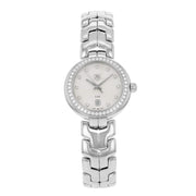  Shop Authentic Tag Heuer Link Diamonds Silver Dial Silver Steel Strap Watch for Women - WAT1414.BA0954 - Luxxuri