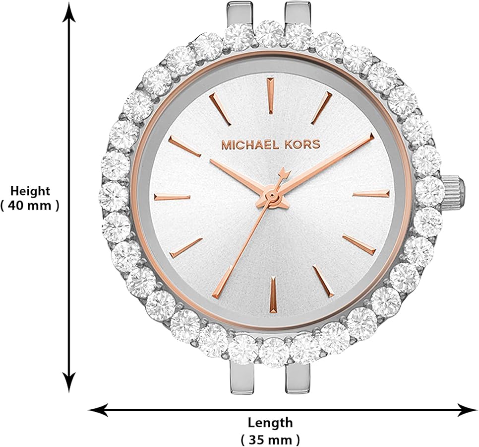  Shop Authentic Michael Kors Darci Quartz Silver Dial Two Tone Steel Strap Watch For Women - MK4515 - Luxxuri