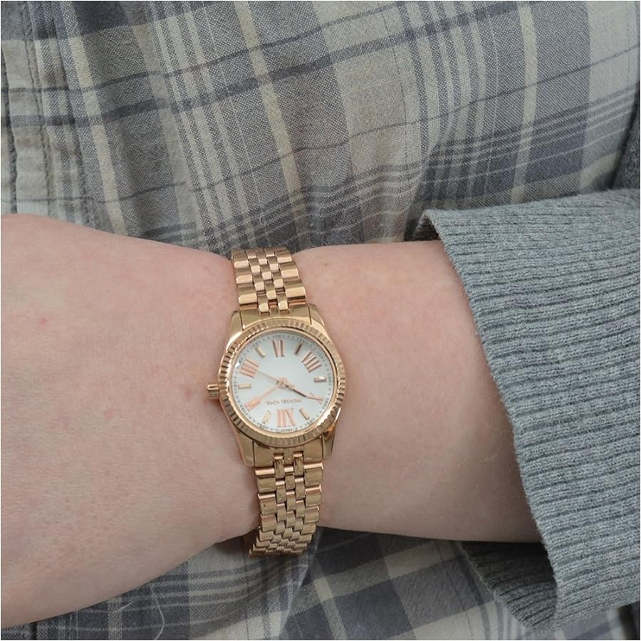  Shop Authentic Michael Kors Lexington Quartz White Dial Rose Gold Steel Strap Watch For Women - MK3230 - Luxxuri