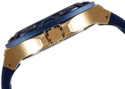  Shop Authentic Guess Force Blue & Rose Gold Dial Blue Silicone Strap Watch For Men - W0674G2 - Luxxuri