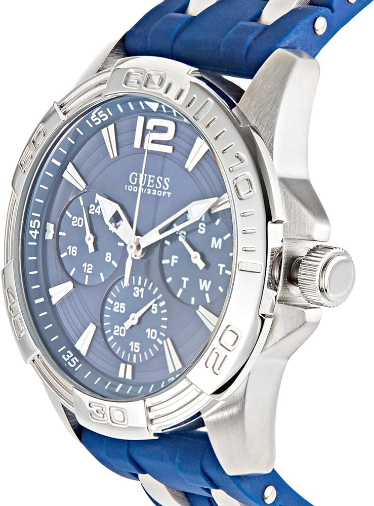  Shop Authentic Guess Oasis Multifunction Blue Dial Two Tone Steel Strap Watch for Men- W0366G2 - Luxxuri