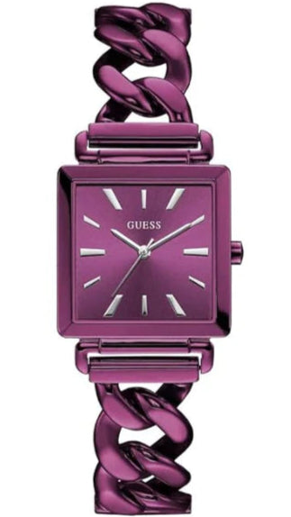  Shop Authentic Guess Vanity Analog Purple Dial Purple Steel Strap Watch For Women - W1029L4 - Luxxuri