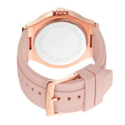  Shop Authentic Michael Kors Lennox Three-Hand Analog White Dial Pink Silicone Strap Watch For Women - MK7334 - Luxxuri