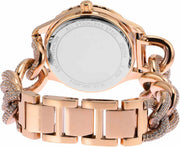  Shop Authentic Michael Kors Layton Multifunction Crystals Rose Gold Dial Rose Gold Steel Strap Watch for Women - MK4654 - Luxxuri