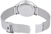  Shop Authentic Tommy Hilfiger Brooklyn Quartz Blue Dial Silver Mesh Bracelet Watch for Men - 1791505 - Luxxuri