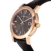 Shop Authentic Burberry The City Brown Dial Brown Leather Strap Watch for Men - BU9013 - Luxxuri