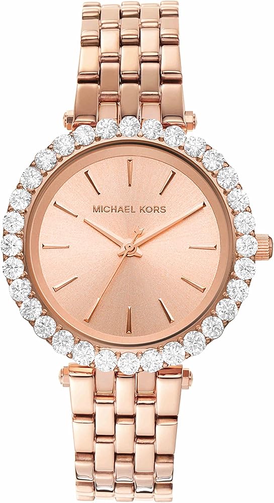  Shop Authentic Michael Kors Darci Quartz Rose Gold Dial Rose Gold Steel Strap Watch For Women - MK4514 - Luxxuri