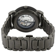  Shop Authentic Emporio Armani Meccanico Automatic Black Dial Black Steel Strap Watch For Men - AR60010 - Luxxuri