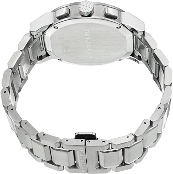  Shop Authentic Burberry The City Black Dial Silver Steel Strap Watch for Men - BU9380 - Luxxuri