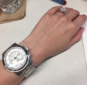  Shop Authentic Michael Kors Runway Silver Dial Silver Steel Strap Watch for Men- MK8086 - Luxxuri