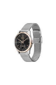  Shop Authentic Hugo Boss Sophio Black Dial Silver Mesh Bracelet Watch for Men -1513961 - Luxxuri