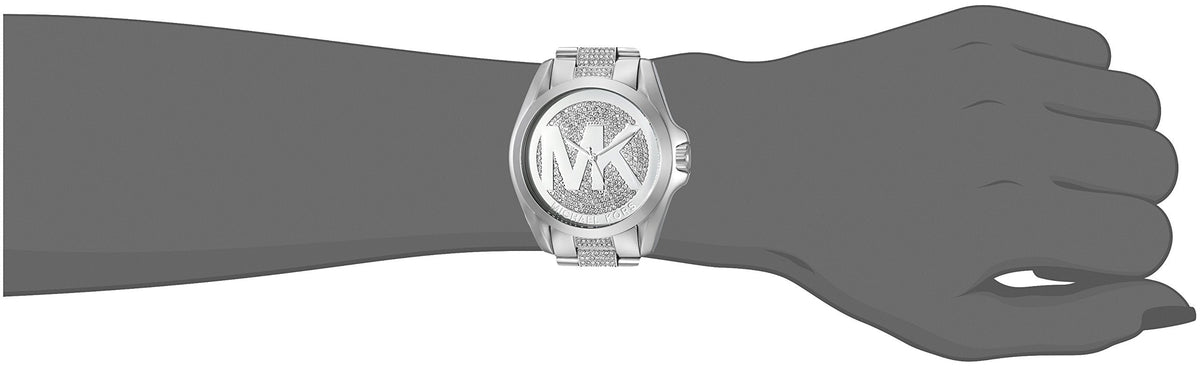  Shop Authentic Michael Kors Bradshaw Silver Dial Silver Stainless Steel Strap Watch for Women - MK6486 - Luxxuri