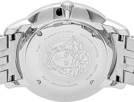  Shop Authentic Versace V-Urban Light Blue Dial Silver Steel Strap Watch for Men - VELQ00419 - Luxxuri