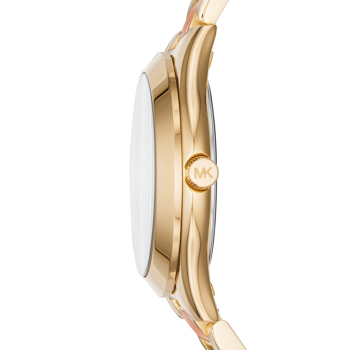  Shop Authentic Michael Kors Mini Slim Runway Rose Gold Dial Two Tone Steel Strap Watch for Women - MK3650 - Luxxuri