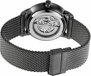  Shop Authentic Fossil Neutra Automatic Skeleton Black Dial Grey Mesh Strap Watch for Men - ME3185 - Luxxuri