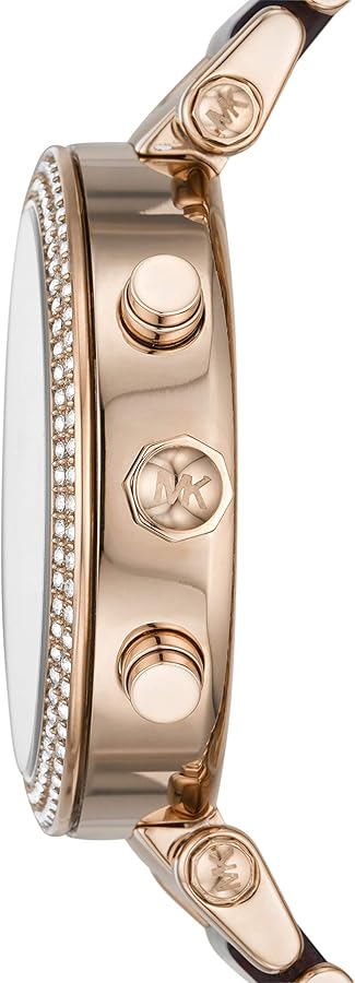  Shop Authentic Michael Kors Parker Chronograph Rose Gold Dial Two Tone Steel Strap Watch For Women - MK6832 - Luxxuri