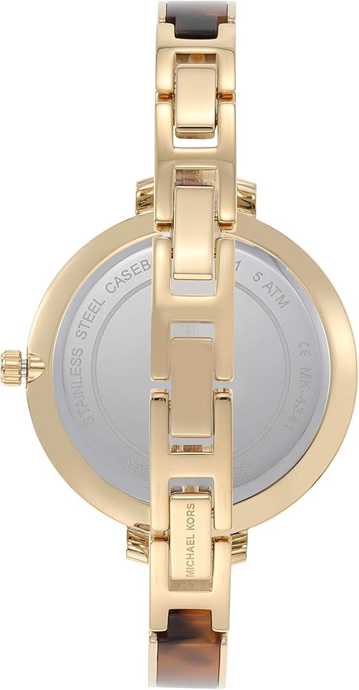  Shop Authentic Michael Kors Jaryn Quartz Gold Dial Two Tone Steel Strap Watch for Women - MK4341 - Luxxuri