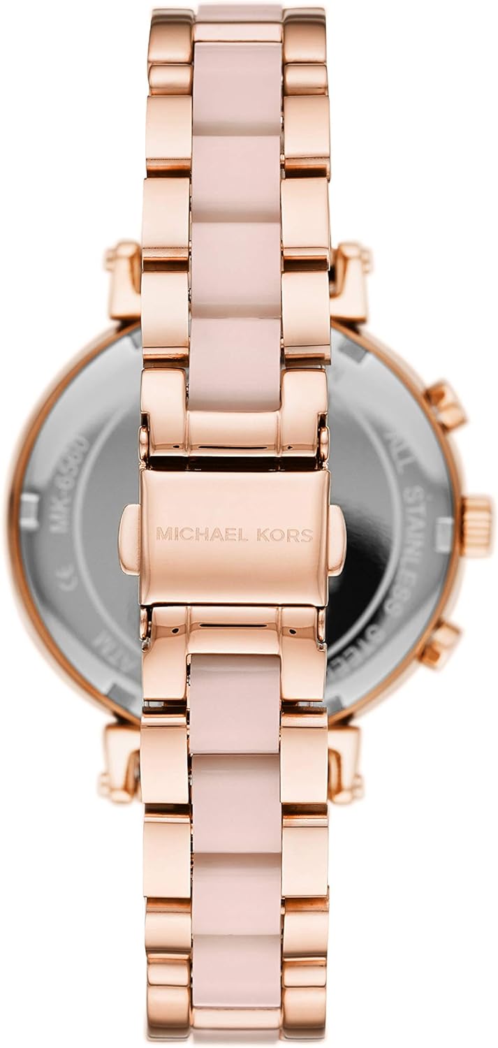  Shop Authentic Michael Kors Sofie Chronograph Rose Gold Dial Rose Gold Steel Strap Watch For Women - MK6560 - Luxxuri