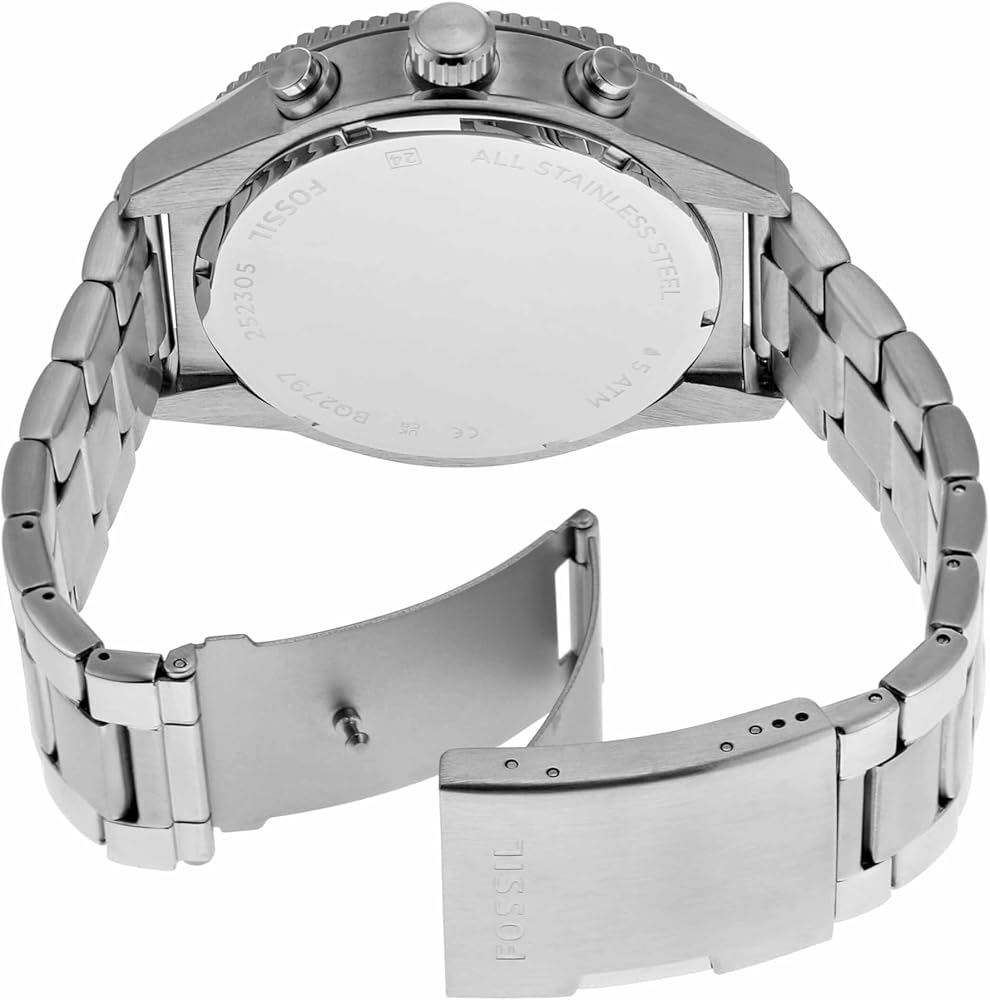  Shop Authentic Fossil Brox Multifunction Black Dial Silver Steel Strap Watch for Women - BQ2797 - Luxxuri