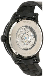  Shop Authentic Fossil Modern Machine Automatic Skeleton Grey Dial Black Steel Strap Watch for Men - ME3134 - Luxxuri