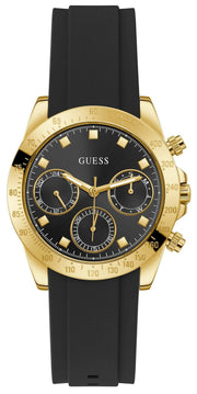  Shop Authentic Guess Eclipse Multi Function Black Dial Black Rubber Strap Watch for Women - GW0315L1 - Luxxuri