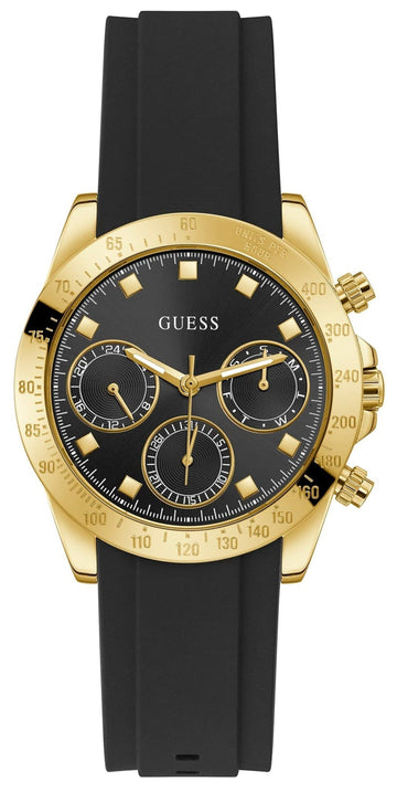  Shop Authentic Guess Eclipse Multi Function Black Dial Black Rubber Strap Watch for Women - GW0315L1 - Luxxuri