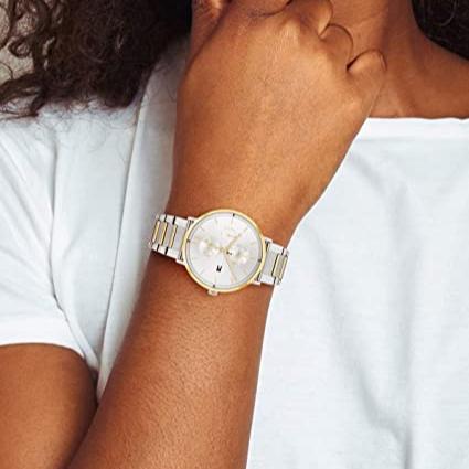  Shop Authentic Tommy Hilfiger Blake Silver Dial Two Tone Steel Strap Watch for Women - 1781908 - Luxxuri