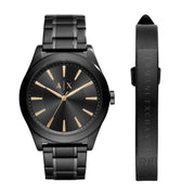  Shop Authentic Armani Exchange Nico Analog Black Dial Black Steel Strap Watch For Men - AX7102 - Luxxuri