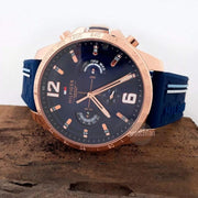  Shop Authentic Tommy Hilfiger Decker Multifunction Blue Dial Blue Rubber Strap Watch for Men - 1791474 - Luxxuri