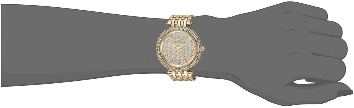  Shop Authentic Michael Kors Darci Gold Dial Gold Steel Strap Watch for Women - MK3438 - Luxxuri