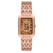  Shop Authentic Fossil Raquel Three Hand Date Brown Dial Rose Gold Steel Strap Watch For Women - ES5323 - Luxxuri
