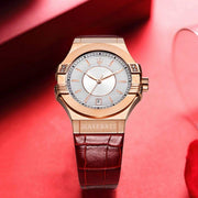  Shop Authentic Maserati Potenza Silver Dial Red Leather Strap Watch For Women - R8851108501 - Luxxuri