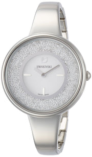  Shop Authentic Swarovski Crystalline Pure Silver Dial Silver Steel Strap Watch for Women - 5269256 - Luxxuri