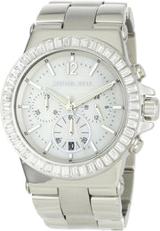 Shop Authentic Michael Kors Dylan Glitz Chronograph White Dial Silver Steel Strap Watch For Women - MK5411 - Luxxuri